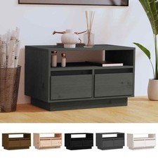 Solid Wood Pine TV Cabinet Wooden Hifi Cabinet TV Stand Multi Colours vidaXL