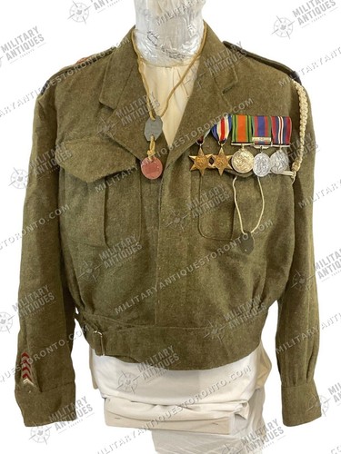 Ww2 canadian officers battle - canadian,
