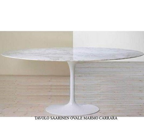 Oval tulip table 169x111 - tulip,
