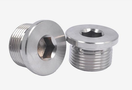 Oil drain sump plug screws - plug,