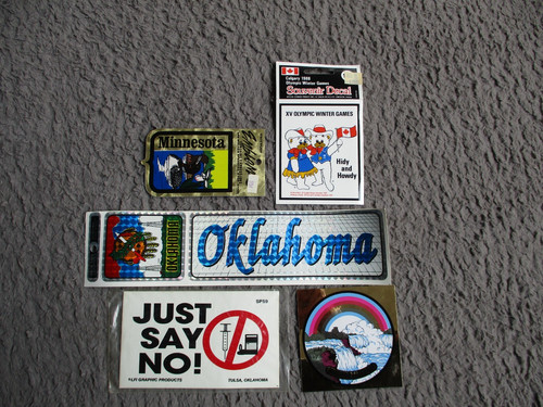 Usa canada various stickers - usa,