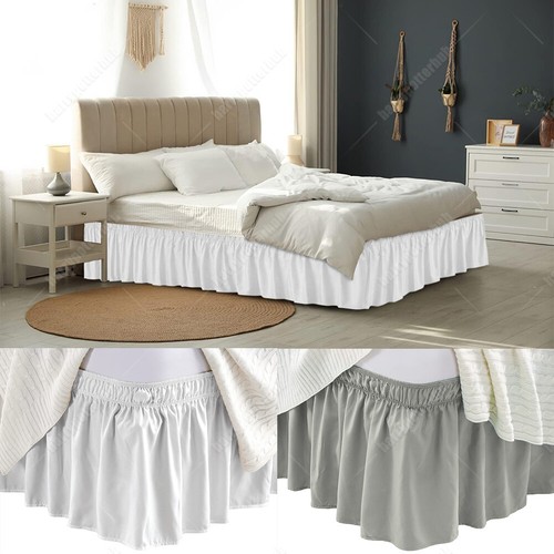 Elasticated bed skirt - bed,