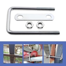 M10 Threaded Square Zinc Plated U Bolts U-Bolt For Boat And Live Stock Trailers