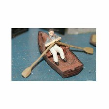 Rowing boat & rowing figure
