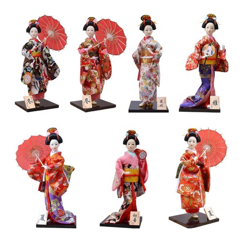 Asian kabuki figurine desk - kabuki,