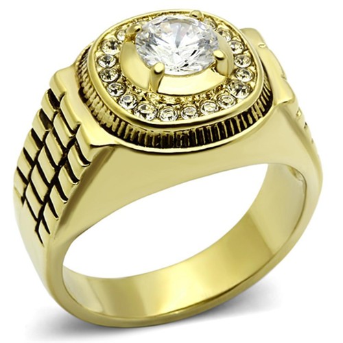 Mens gold ring signet - , pinky