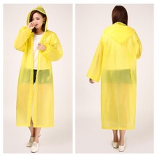 Raincoat Waterproof Poncho Reusable EVA Adult Camping Festival Rain Coat Jackets