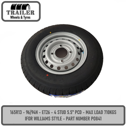 165r13c 94n trailer wheel - 96/94n,