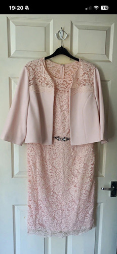 Pink floral lace - pink, 2-piece