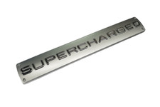 Silver Supercharged Emblem -