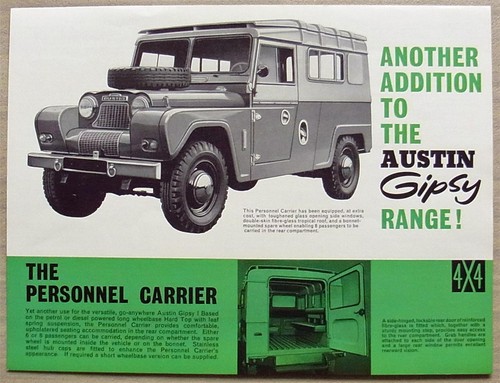Austin gipsy 4x4 personnel - gipsy,