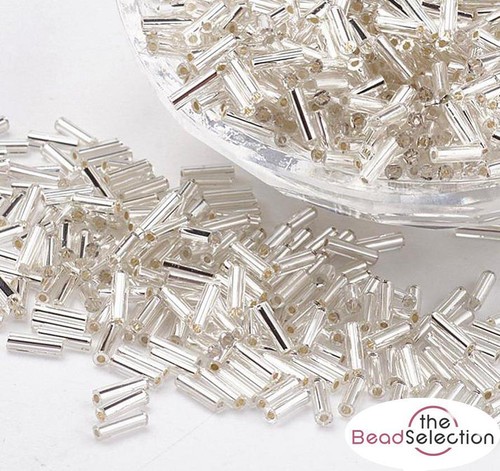 50g 6mm bugle beads - 6mm,