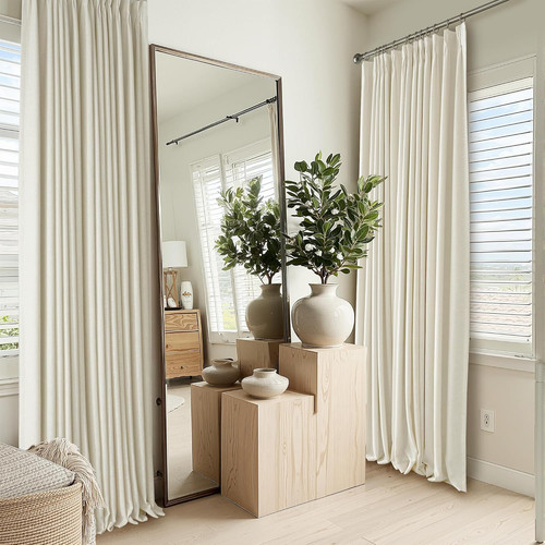 Beige 100 blackout linen - 100%,