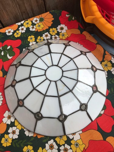 Tiffany style ceiling - tiffany, stained