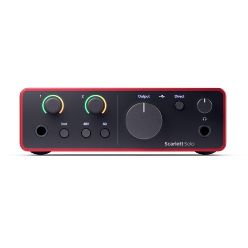 Focusrite scarlett solo 4th - solo, (4th