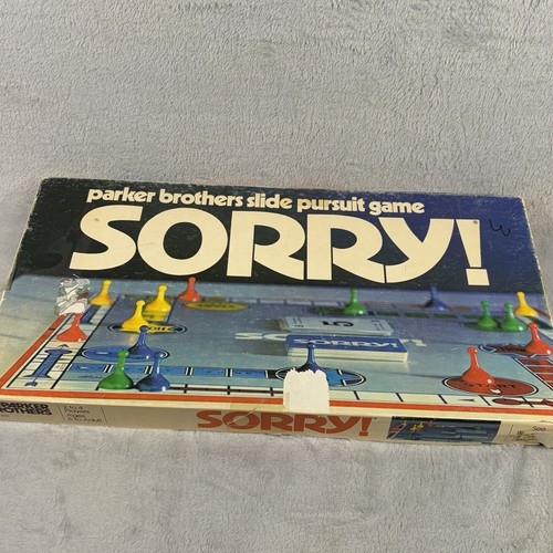 Sorry board game 1972 parker - board,