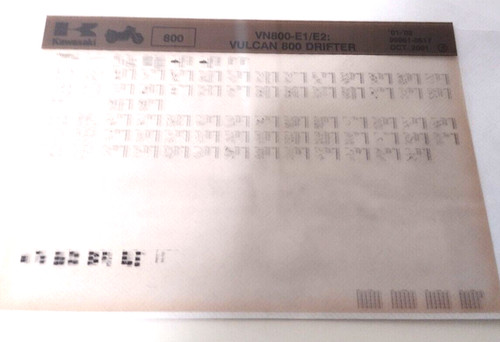 Kawasaki microfiche 99961 0517 - kawasaki,