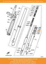YAMAHA Oil Seal, 1KH-23145-00