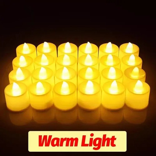 48pcs led tea lights - tea, candles