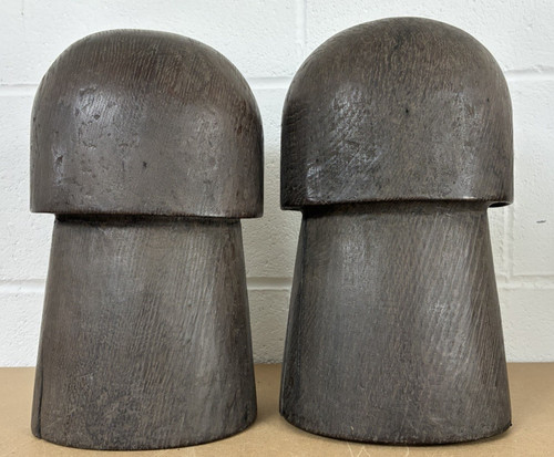 Pair hat blocks wig - hat, /