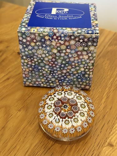 Perthshire glass paperweight - perthshire,