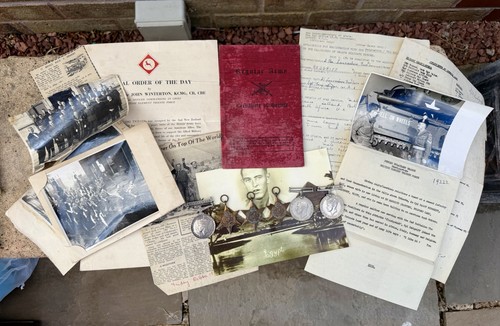 Ww2 palestine medals group - ww2,