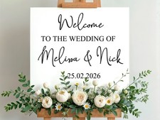 Personalised Wedding Welcome