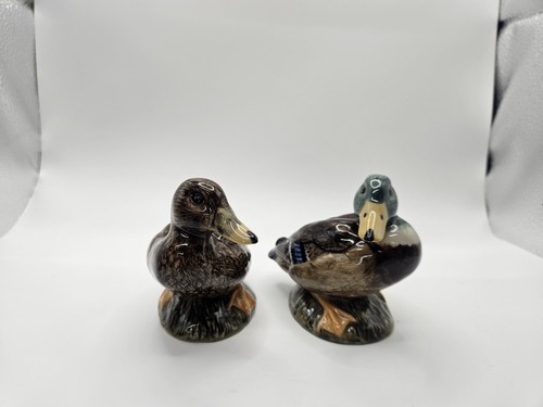 Quail pottery duck - pottery, salt