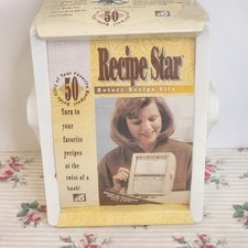 Vintage 50 Recipe Star Rotary
