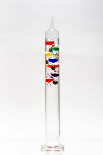 Tall galileo thermometer - 17",