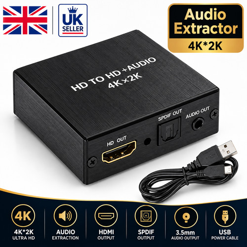 Hdmi stereo audio extractor - audio,