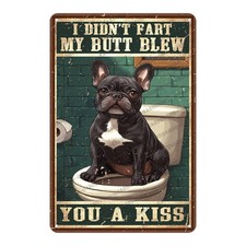 Funny Vintage Dog Metal Sign