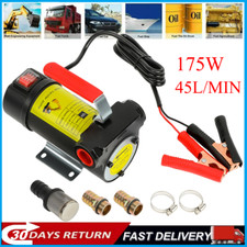 12V/175W Portable Diesel Electric Fuel Transfer Pump Oil Dispenser Self Priming