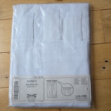 IKEA Agnes White Curtains 90 x