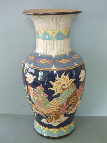 Vintage blue asian - blue,