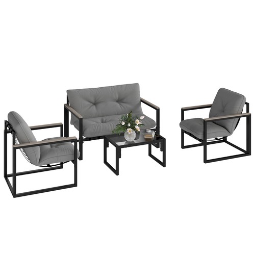 Outsunny 4pcs garden furniture - garden,