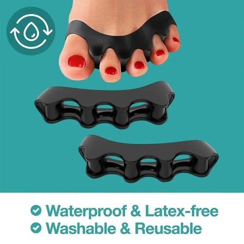 2pcs silicone toe - 2pcs, separator