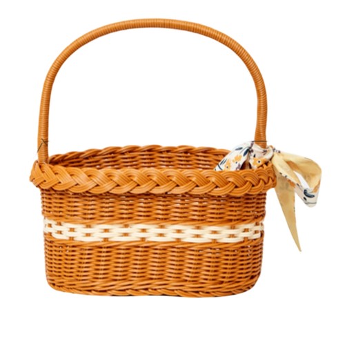 Basket with handle imitation - with,