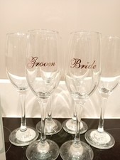 Bride and Groom Champagne