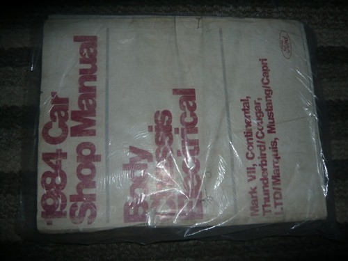 1984 ford mustang service shop - 1984,