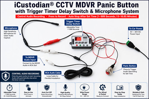 Panic button with auto - panic, timer