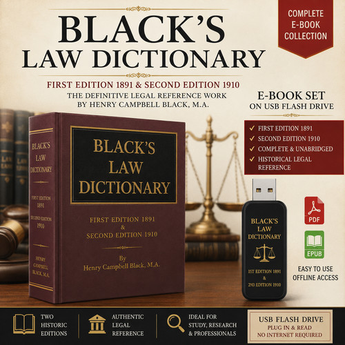 Black law dictionary - black's, 1st