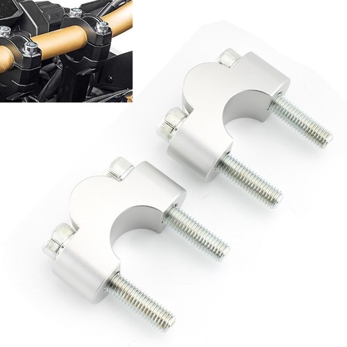 Chrome handlebar riser - 2x,