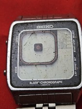Vtg Seiko G757-4050 Alarm-Chronograph Not Running Parts