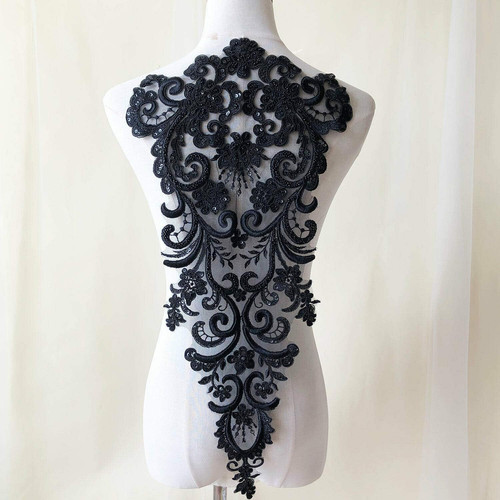 Bodice lace applique with - bodice,