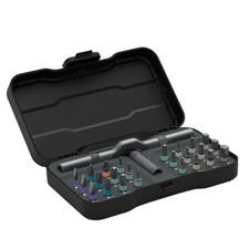 24 in 1 Multi-Purpose Ratchet Wrench Screwdriver S2 Magnetic Bits Tools Set1762