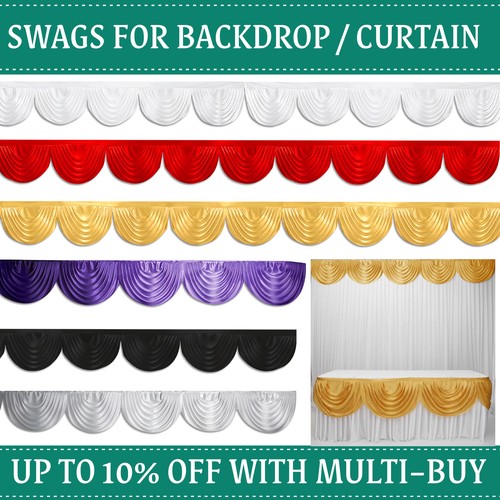 Ice silk curtain swag - silk,