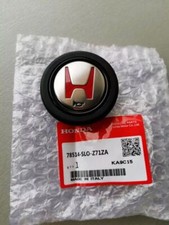 H Red&Champagne JDM Steering Wheel Horn Button For Honda Acura NSX EG6 EK9 DC2--
