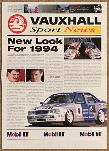 Vauxhall sport news 1994 - vauxhall,