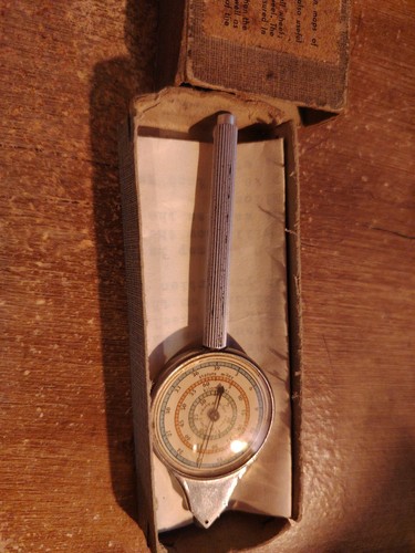 Vintage opisometer map - map, measure